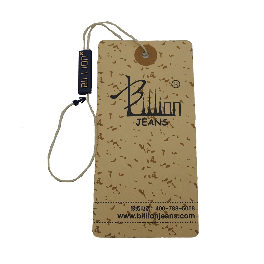 Luxury Recycled Garment Labels Embossed Custom Printing Hang Tag Special Cardboard Brand Name Hangtags for Clothing Own Logo